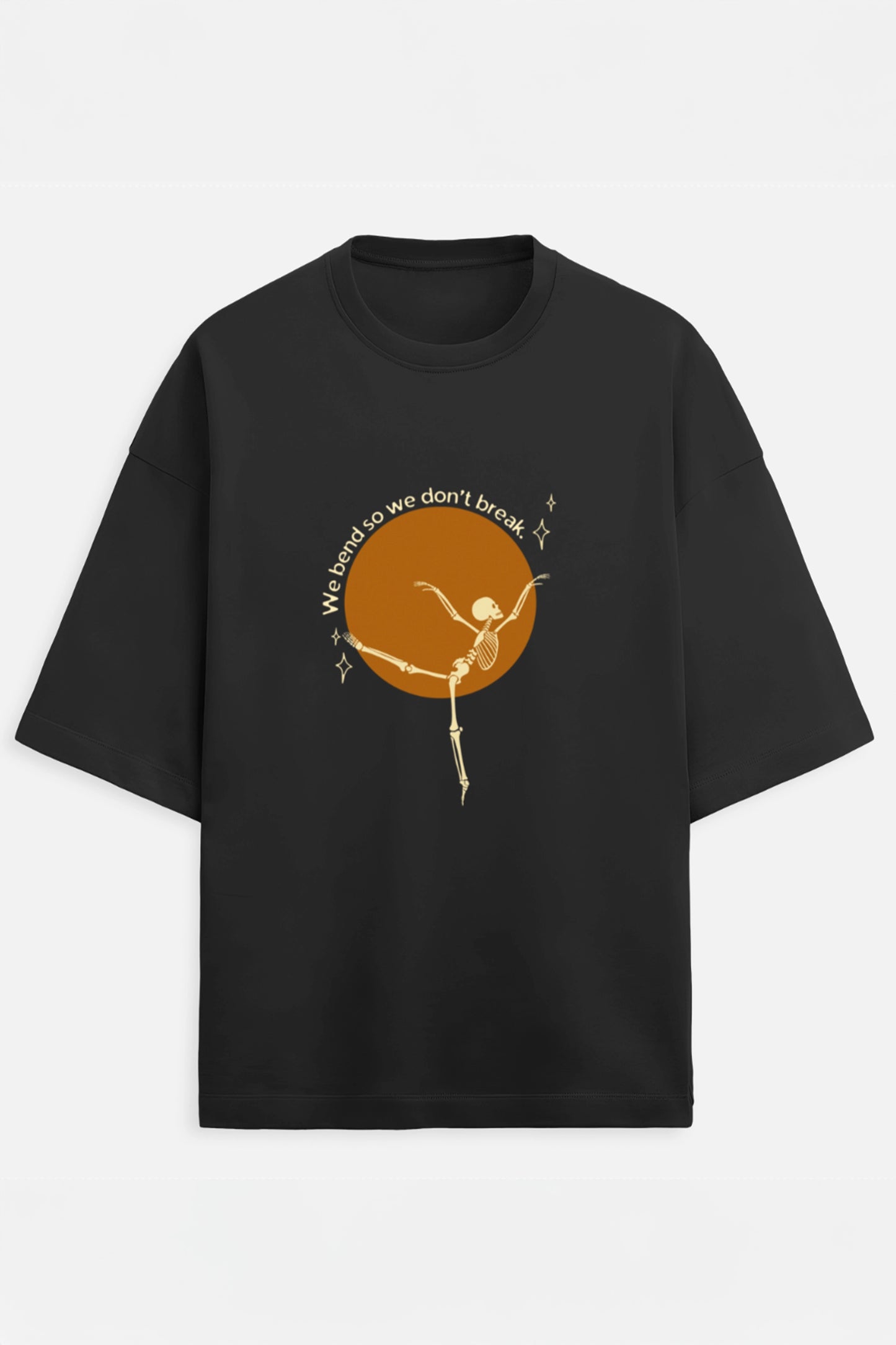 We Bend So we don't break Terry Oversized Tee