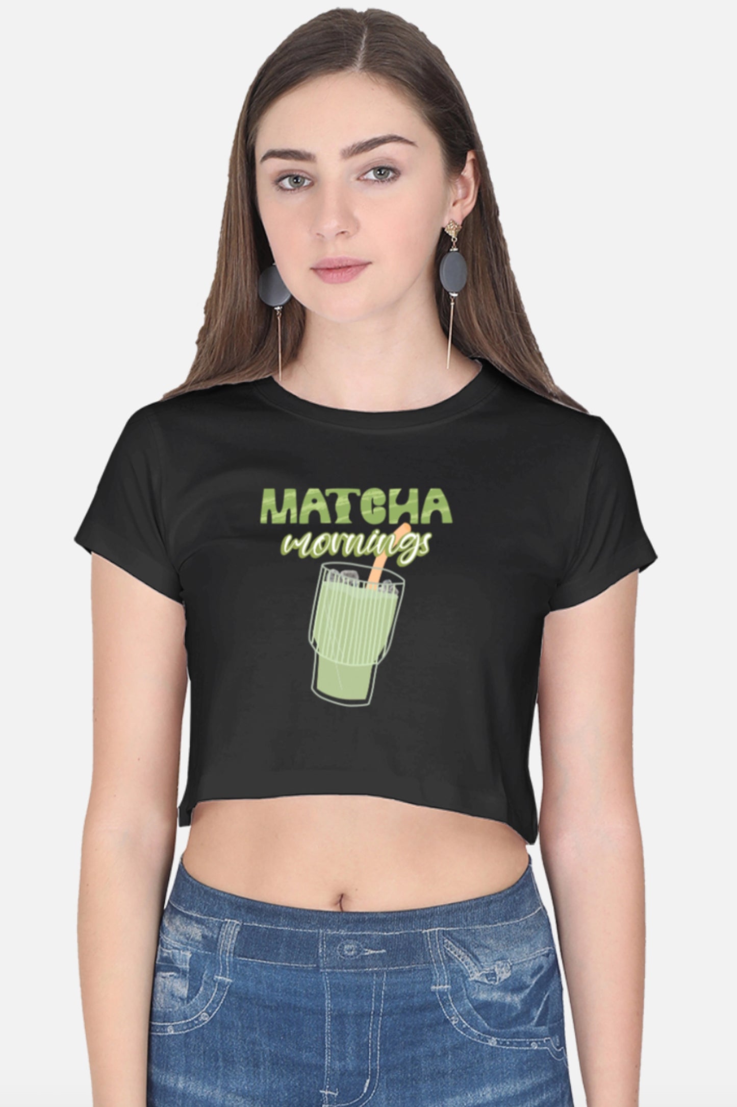 Matcha Mornings Crop Top