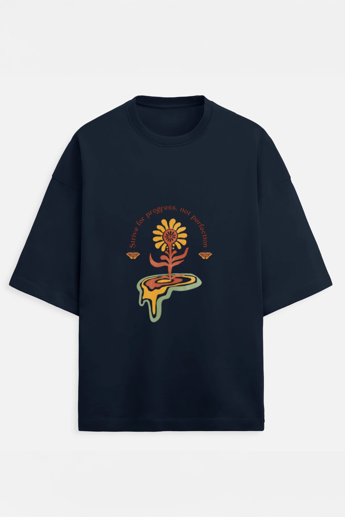 Strive For Progress Terry Oversized Tee