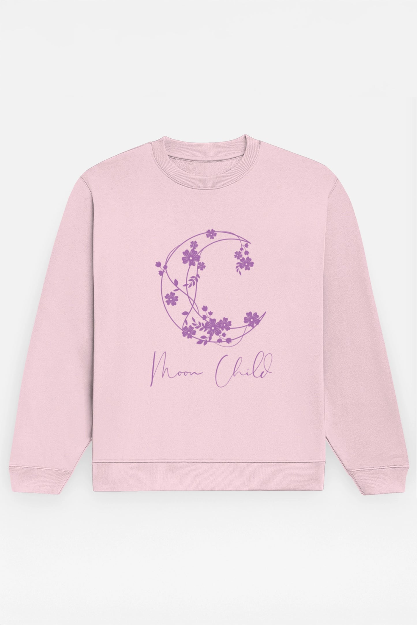 Moon Child Purple Design Sweatshirt