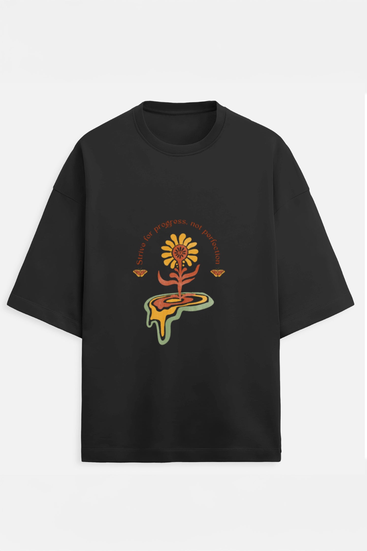 Strive For Progress Terry Oversized Tee