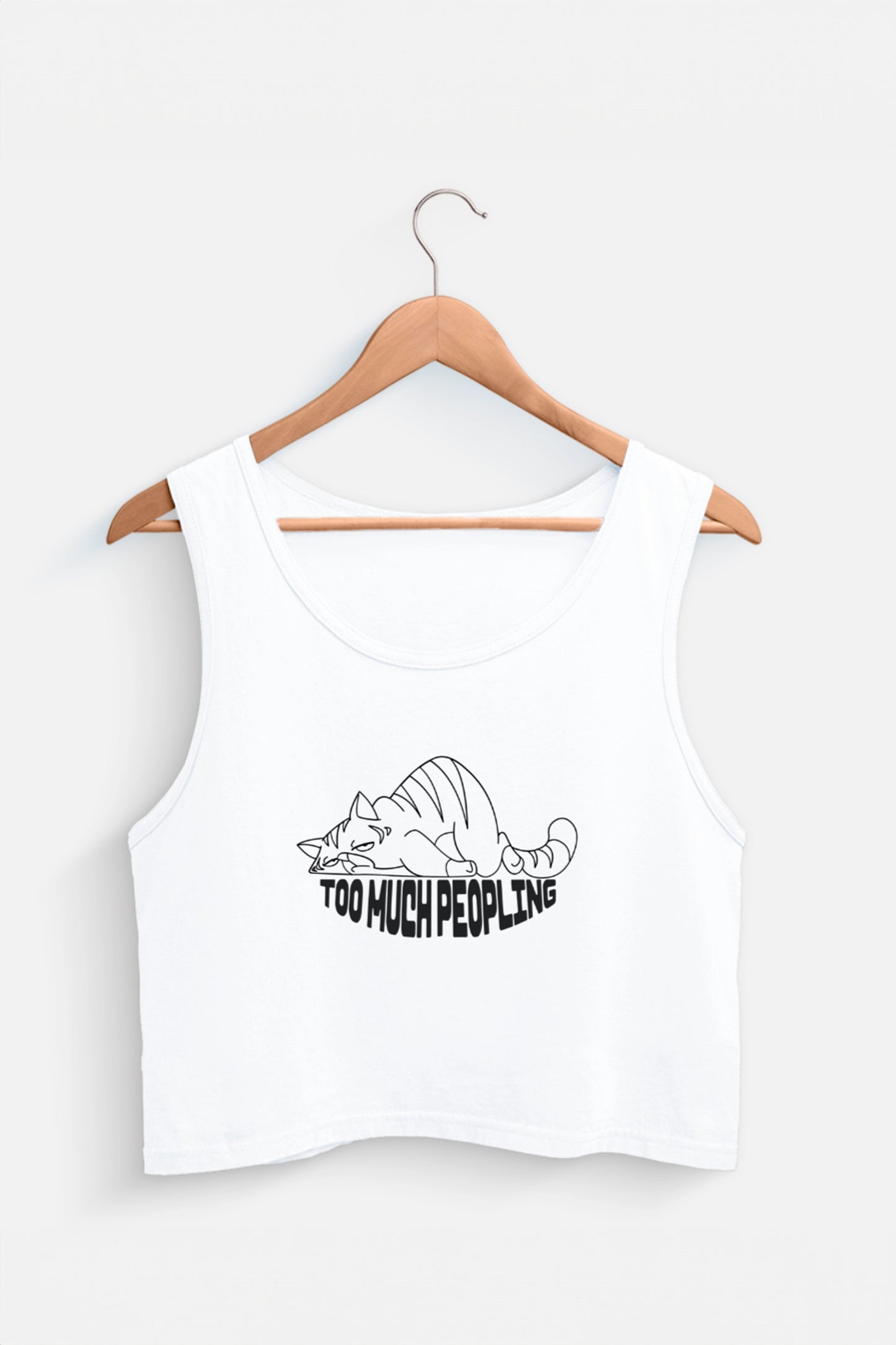Too Much Peopling Tank Top