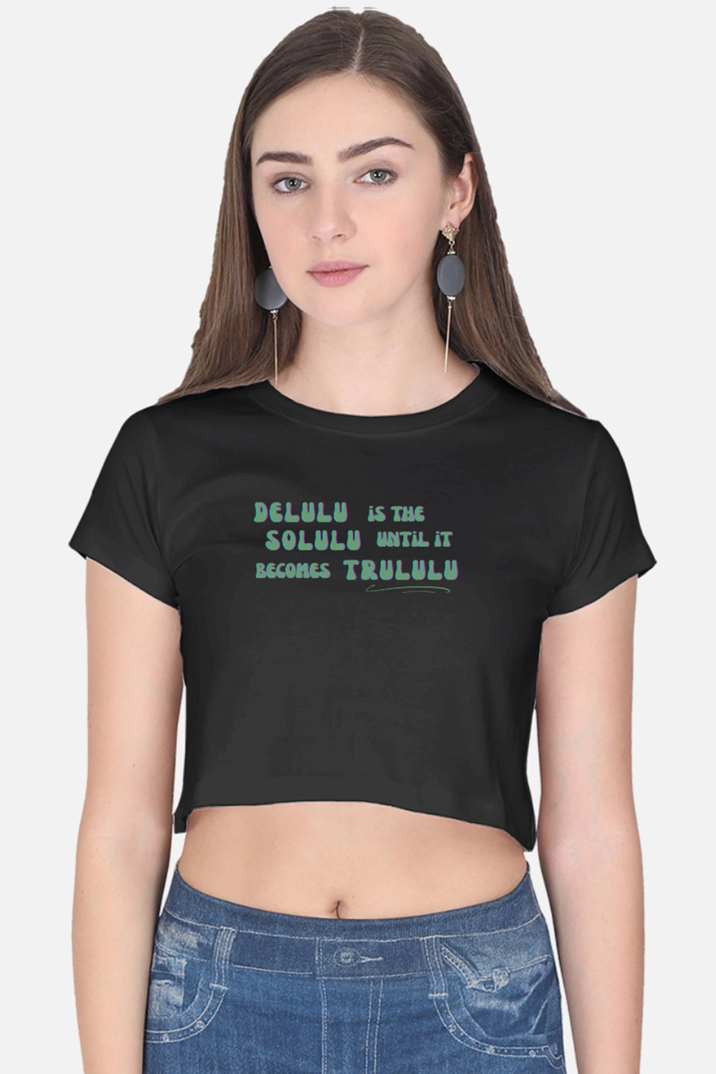 Delulu Crop Top