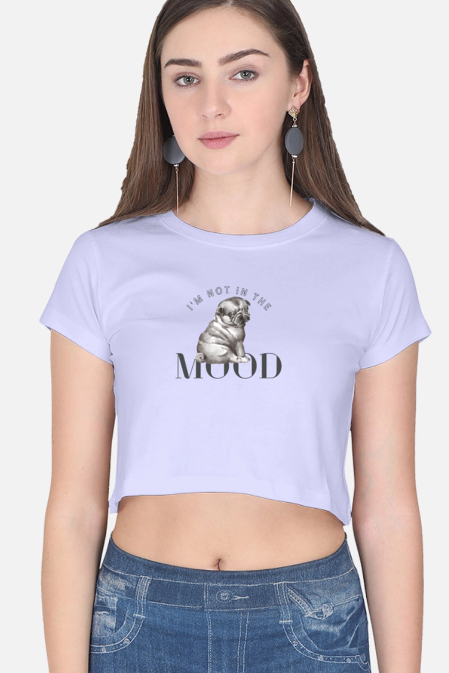 I'm Not In The Mood Crop Top