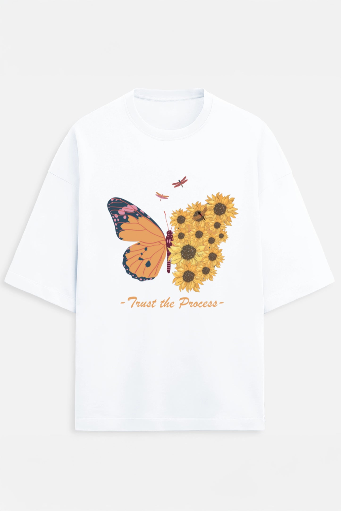 Trust The Process Terry Oversized Tee
