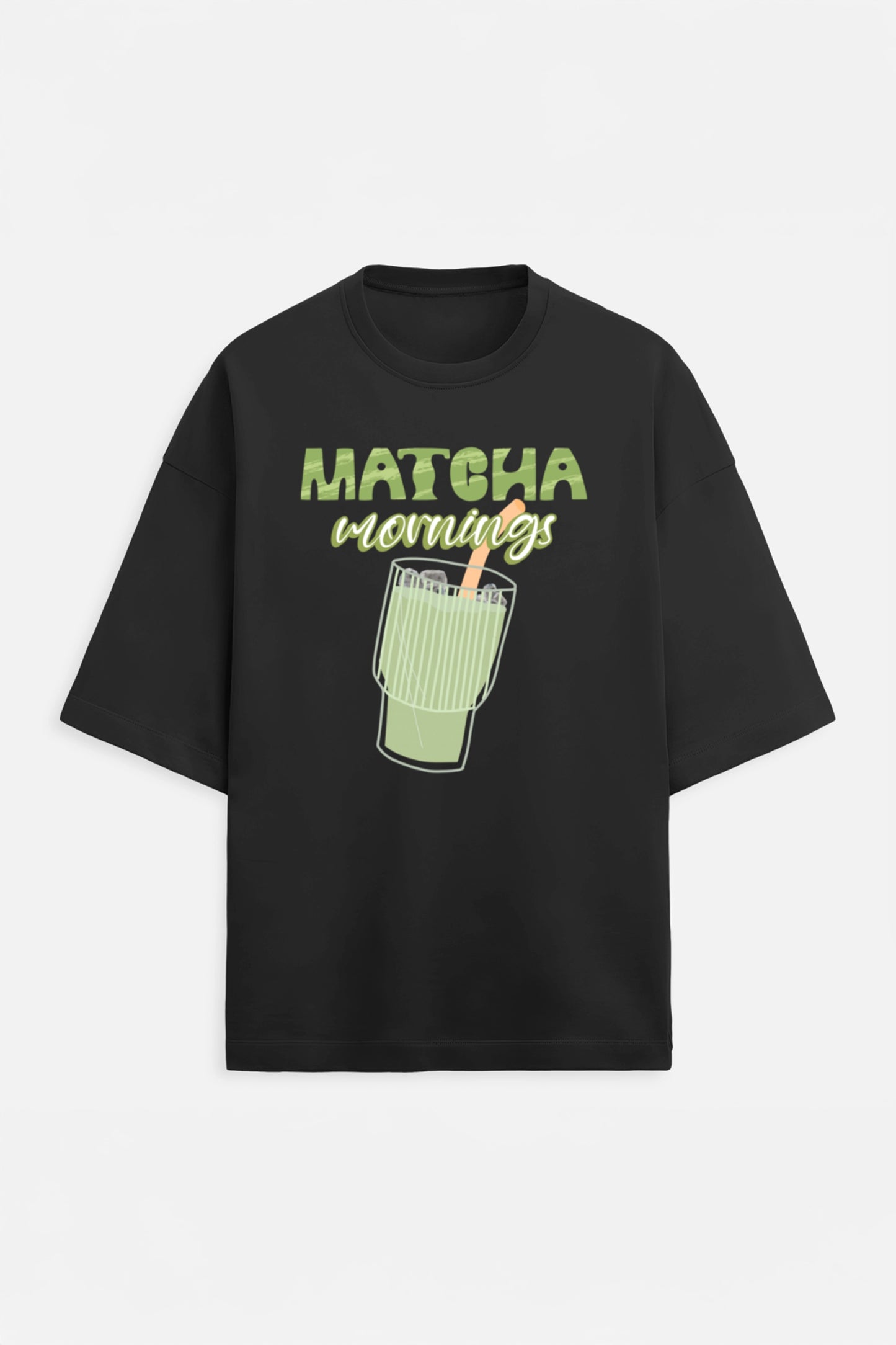 Matcha Mornings Terry Oversized Tee