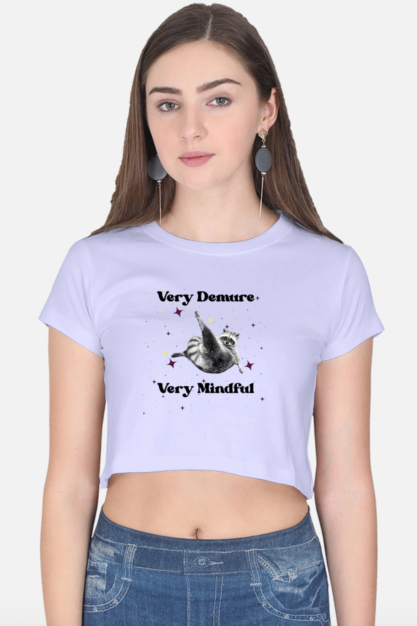 Very Demure, Very Mindful Crop Top