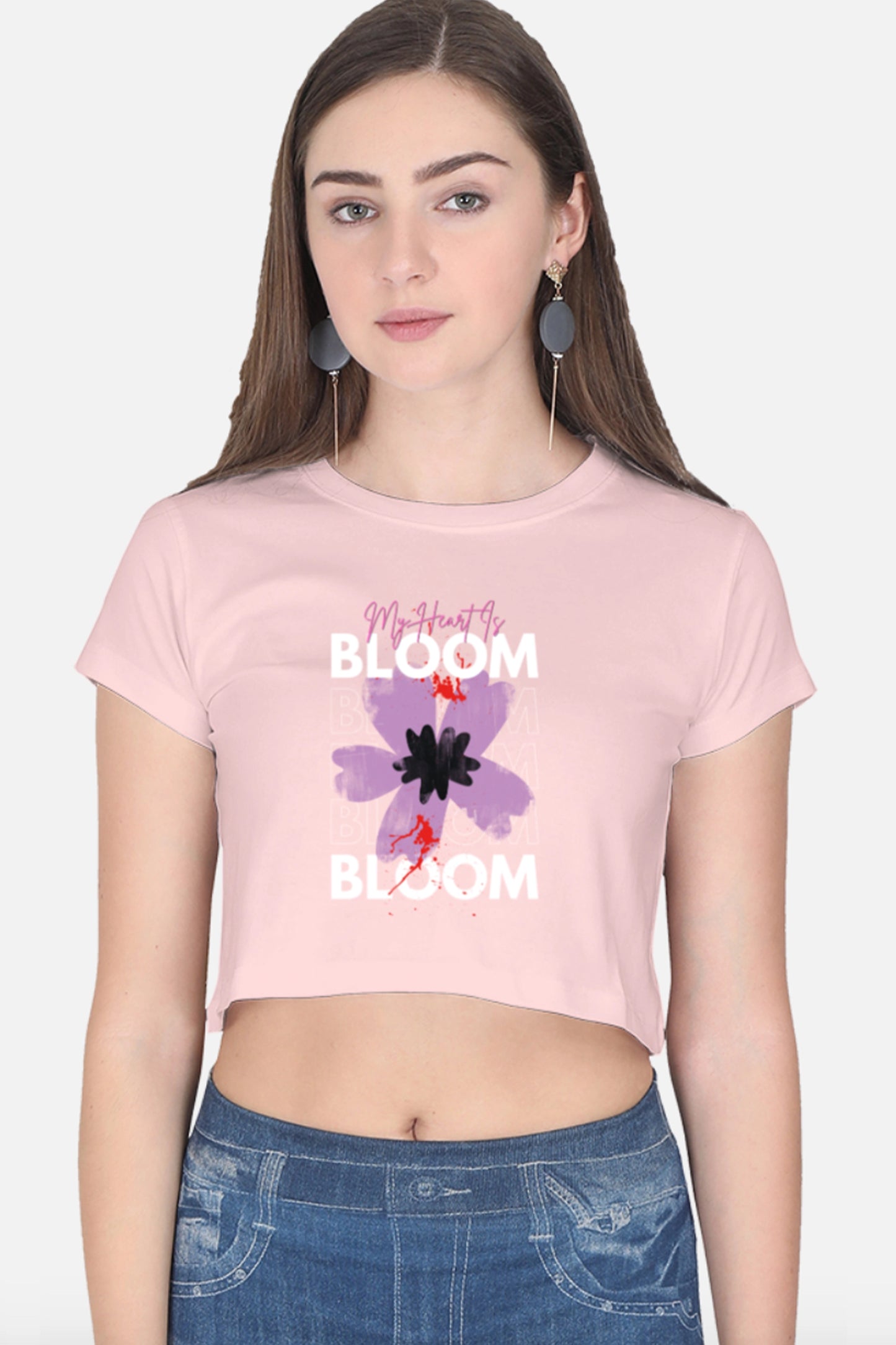 My Heart Is Bloom Crop Top