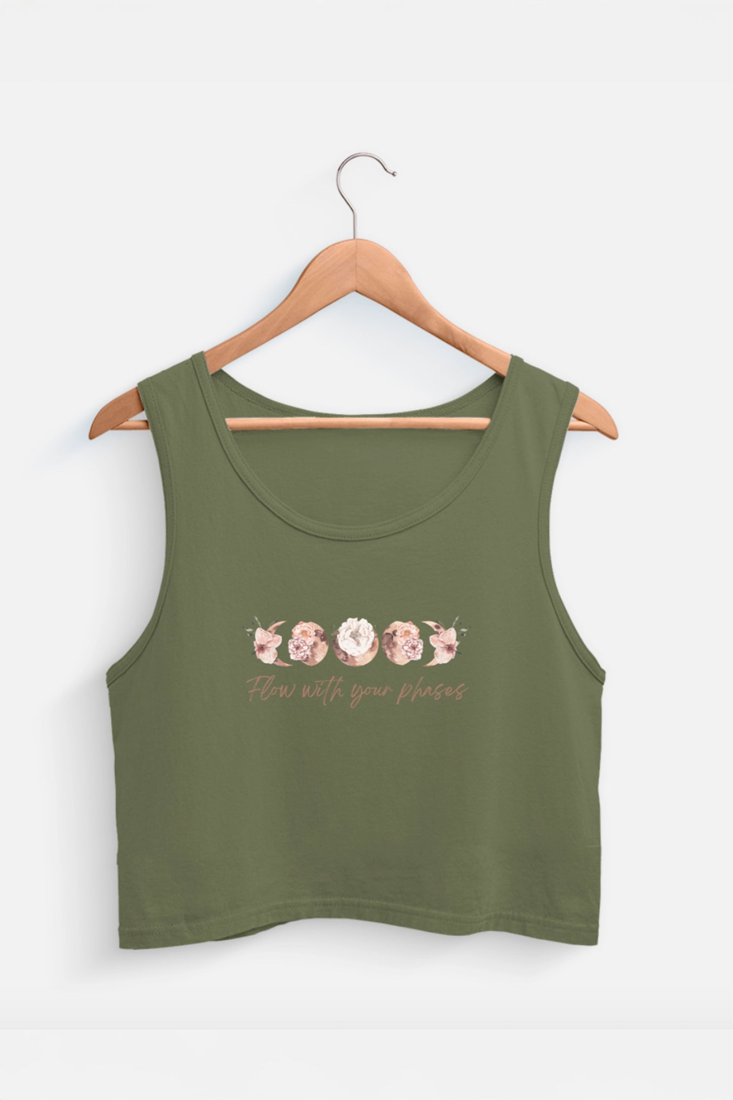 Flow with your phases Tank Top (Peach)