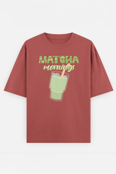 Matcha Mornings Oversized Tee