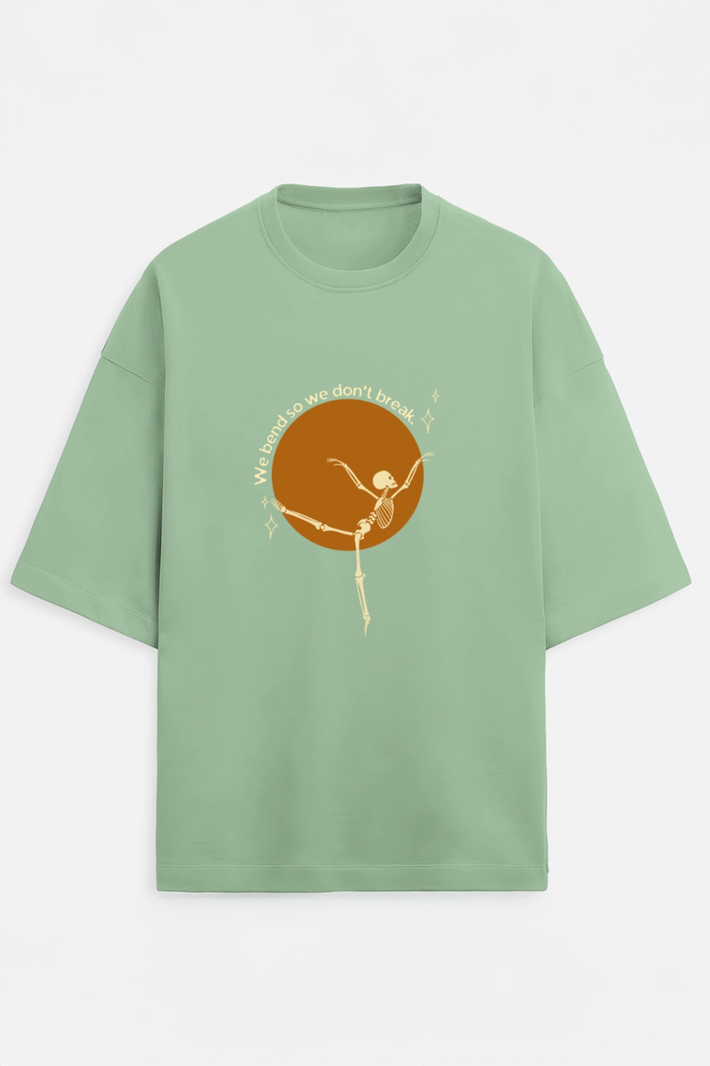 We Bend So we don't break Terry Oversized Tee