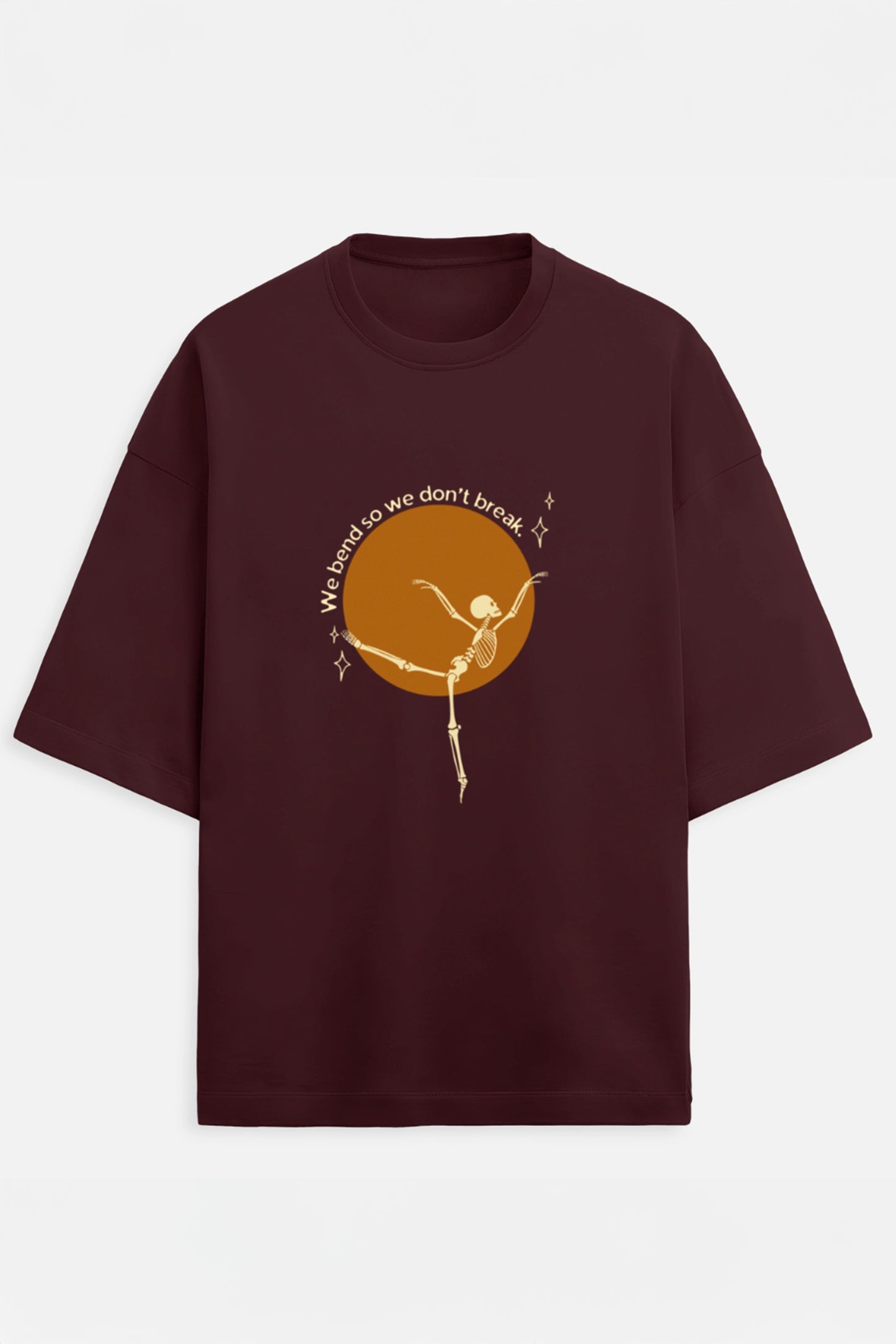 We Bend So we don't break Terry Oversized Tee