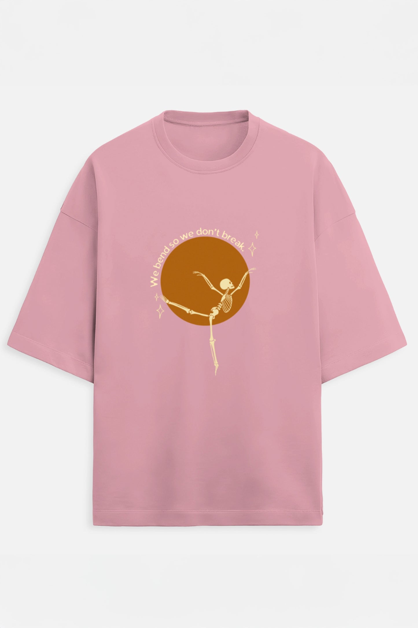 We Bend So we don't break Terry Oversized Tee