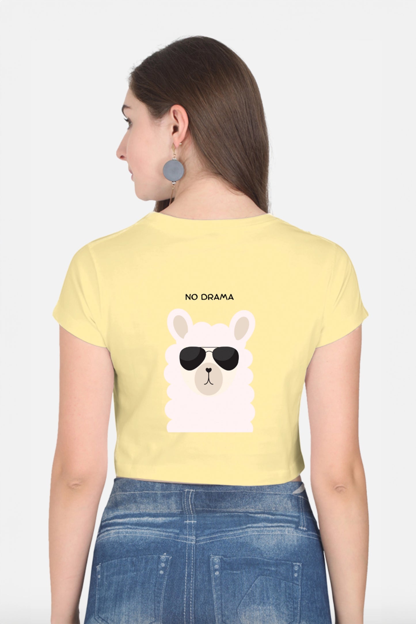 No Drama Llama Crop Top