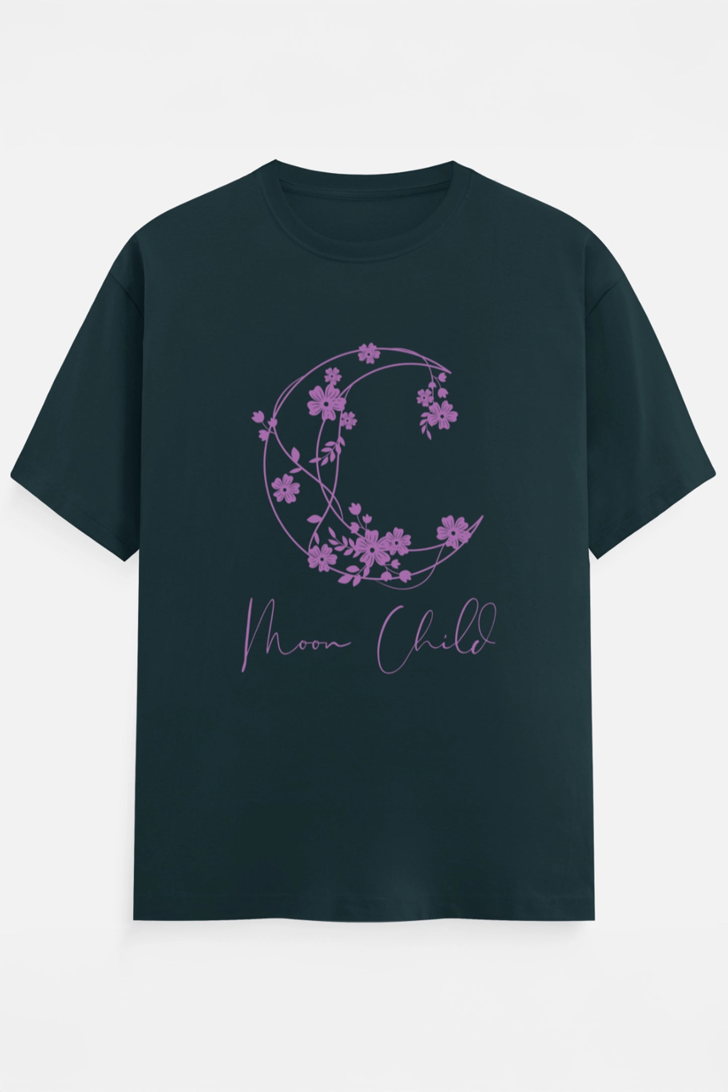 Moon Child Purple Design T-Shirts