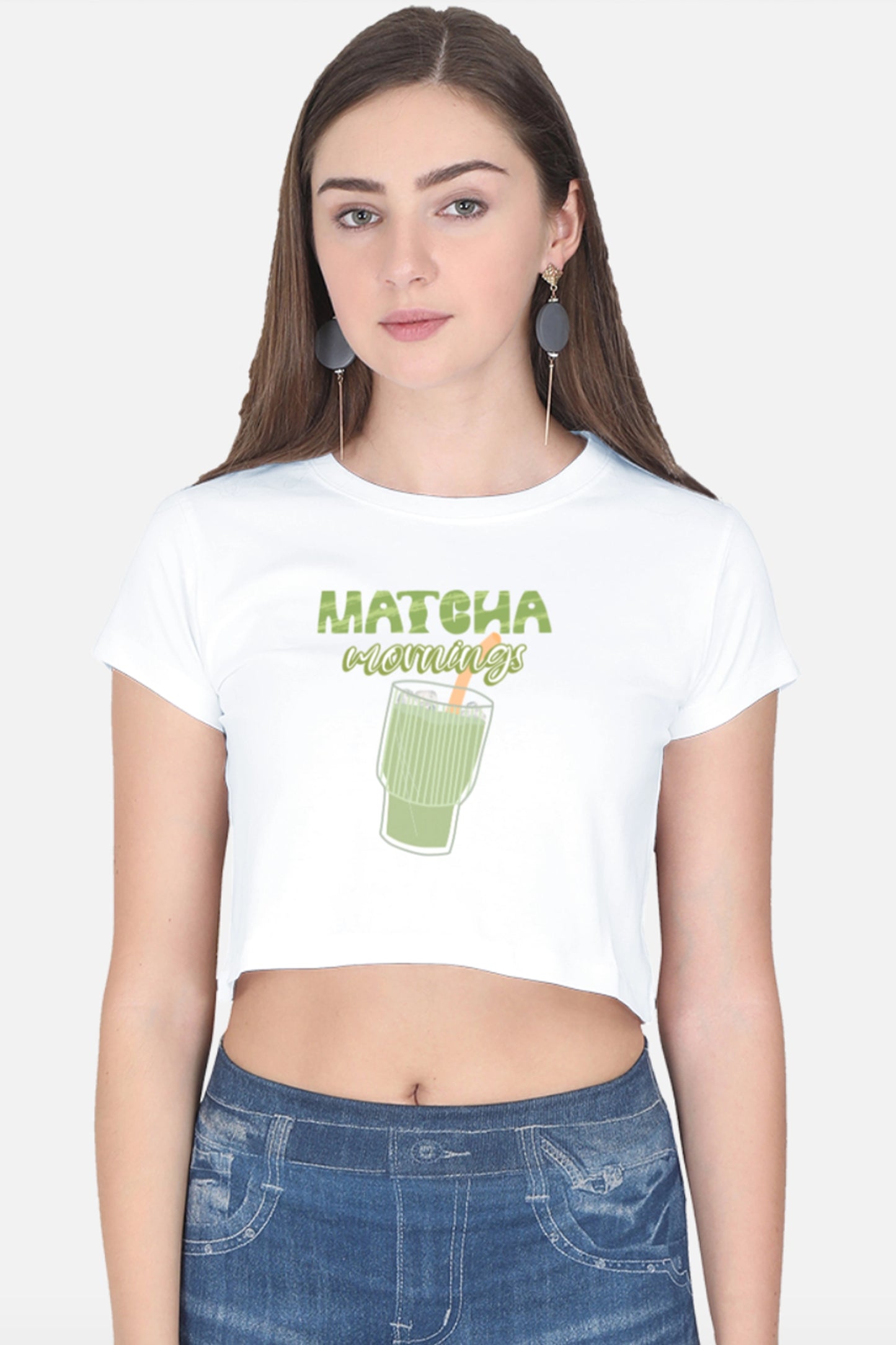 Matcha Mornings Crop Top