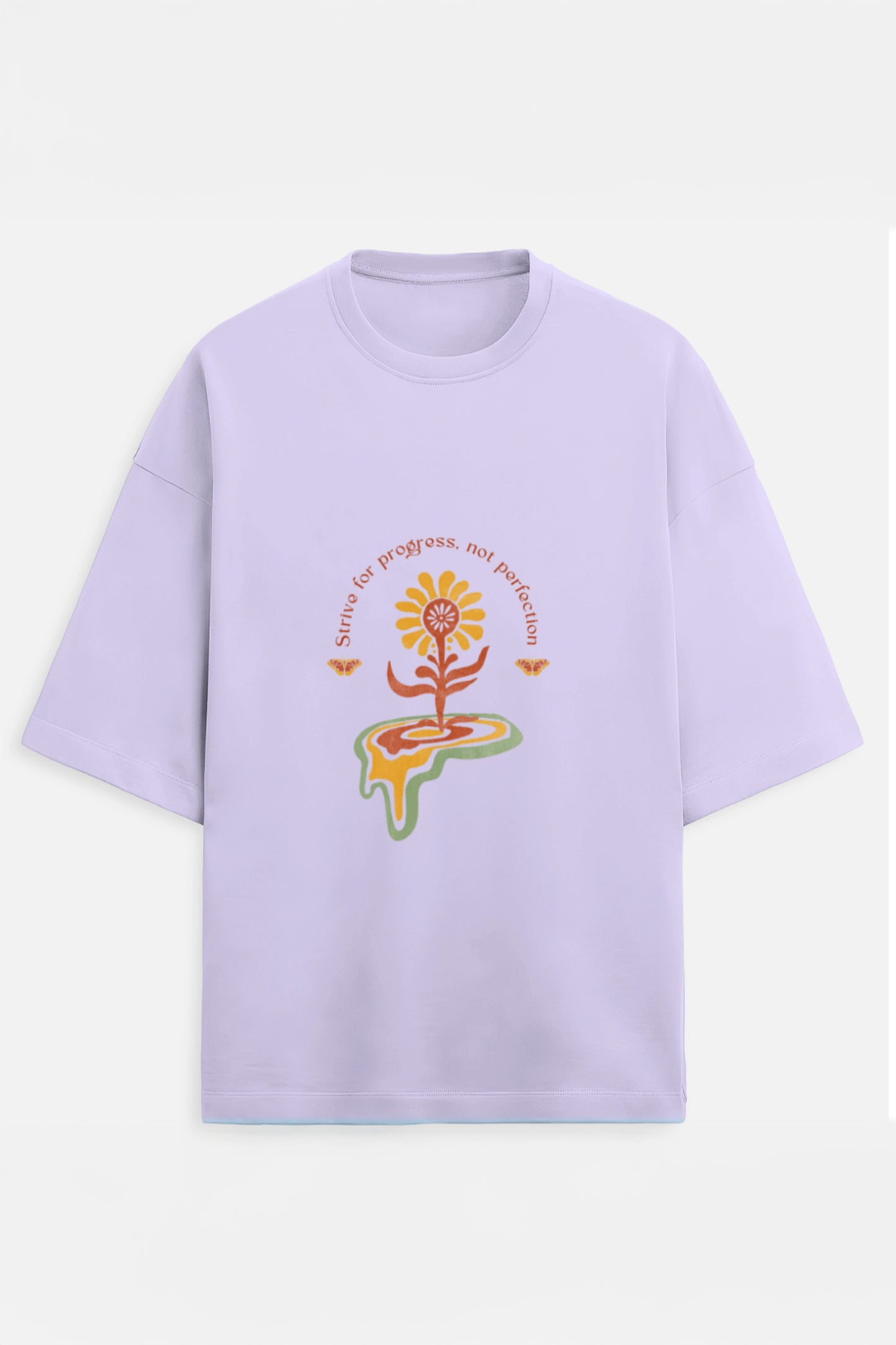 Strive For Progress Terry Oversized Tee