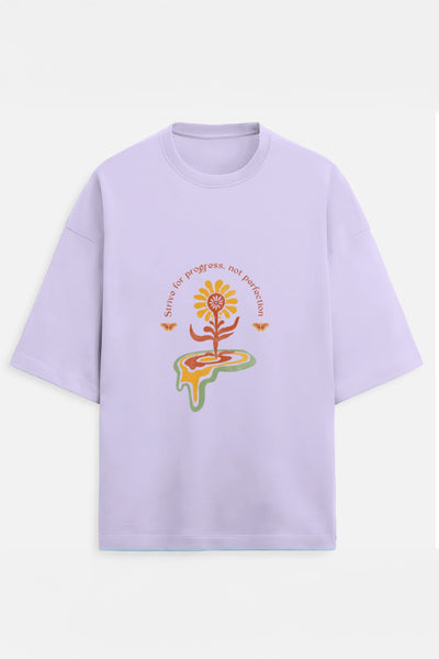 Strive For Progress Terry Oversized Tee