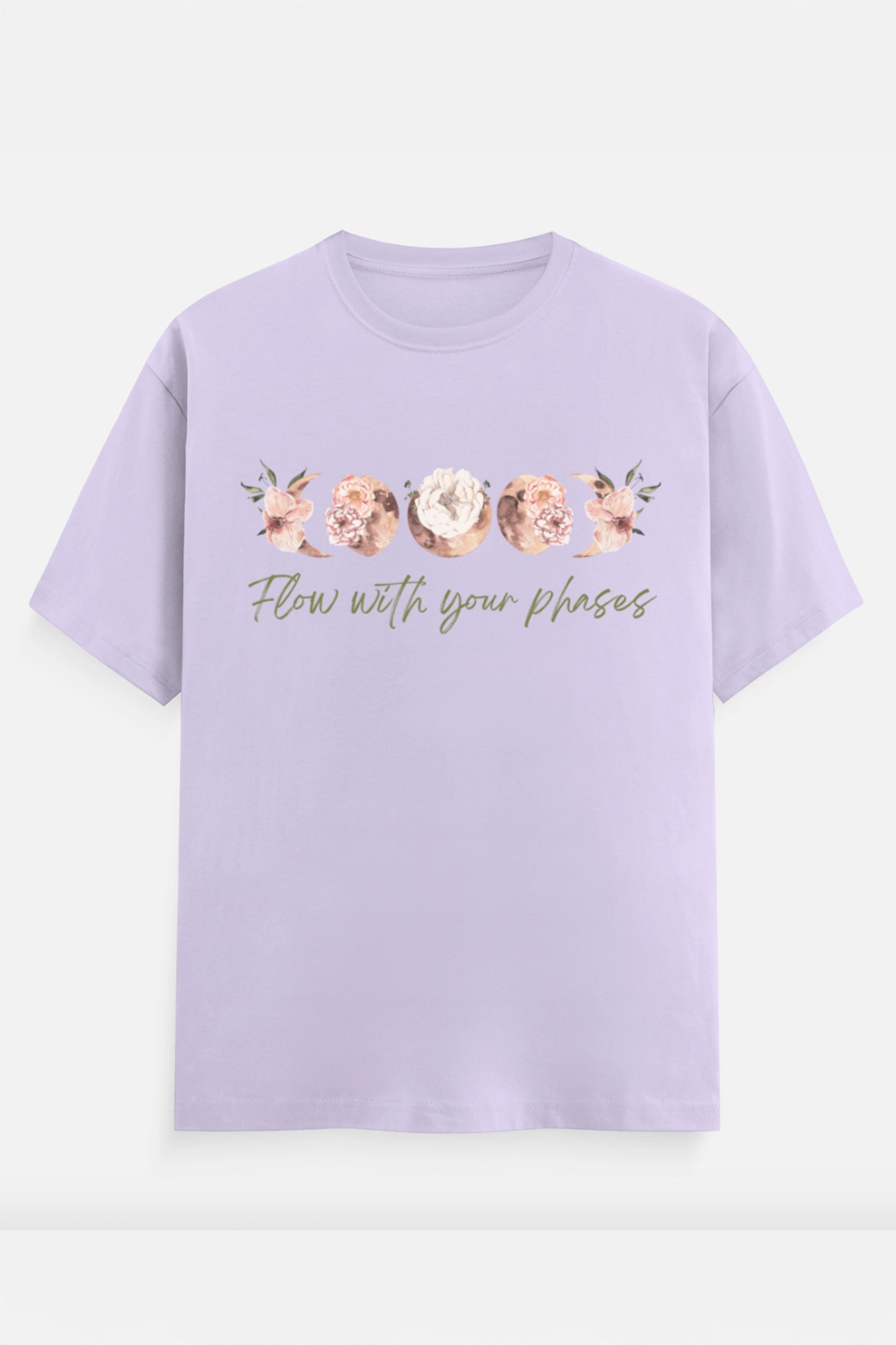 Flow with your phases T-Shirt (Green)