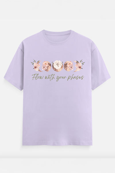 Flow with your phases T-Shirt (Green)