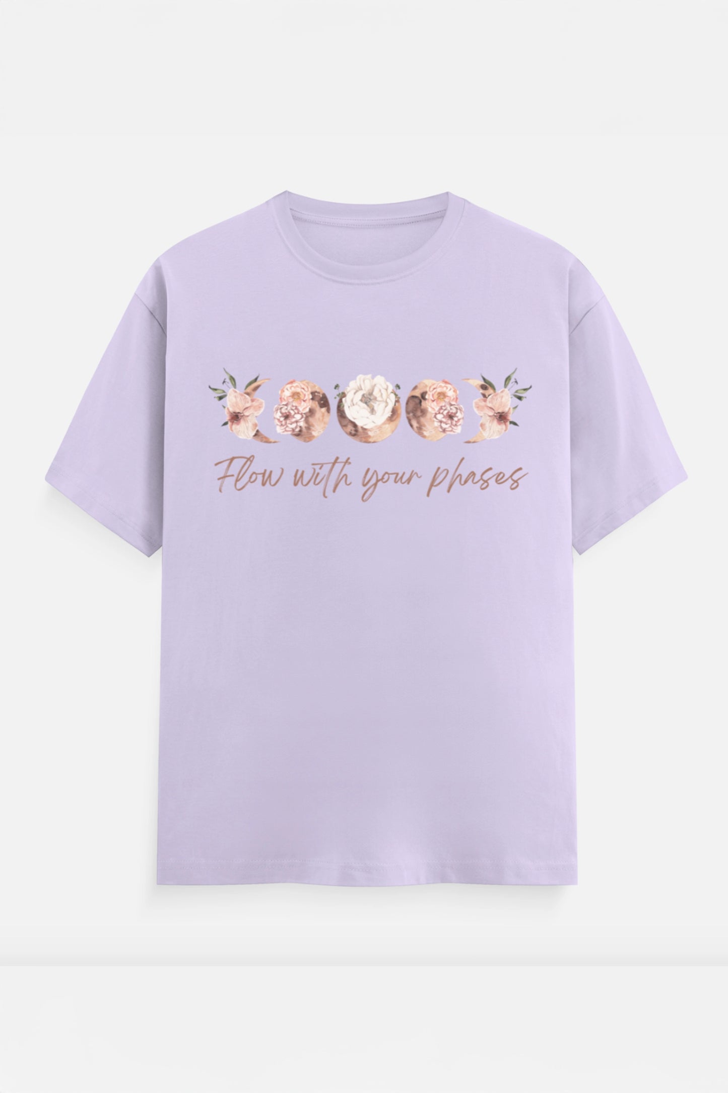 Flow with your phases T-Shirt (Peach)