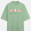 Flow with your phases Terry Oversized Tee (Green)