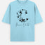 Moon Child Black Design Oversized Tee