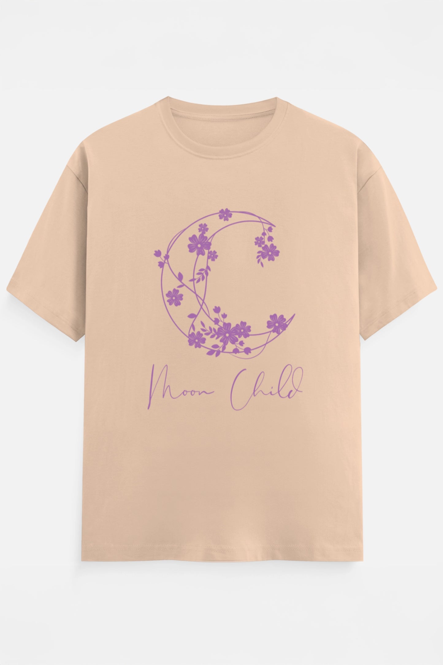 Moon Child Purple Design T-Shirts