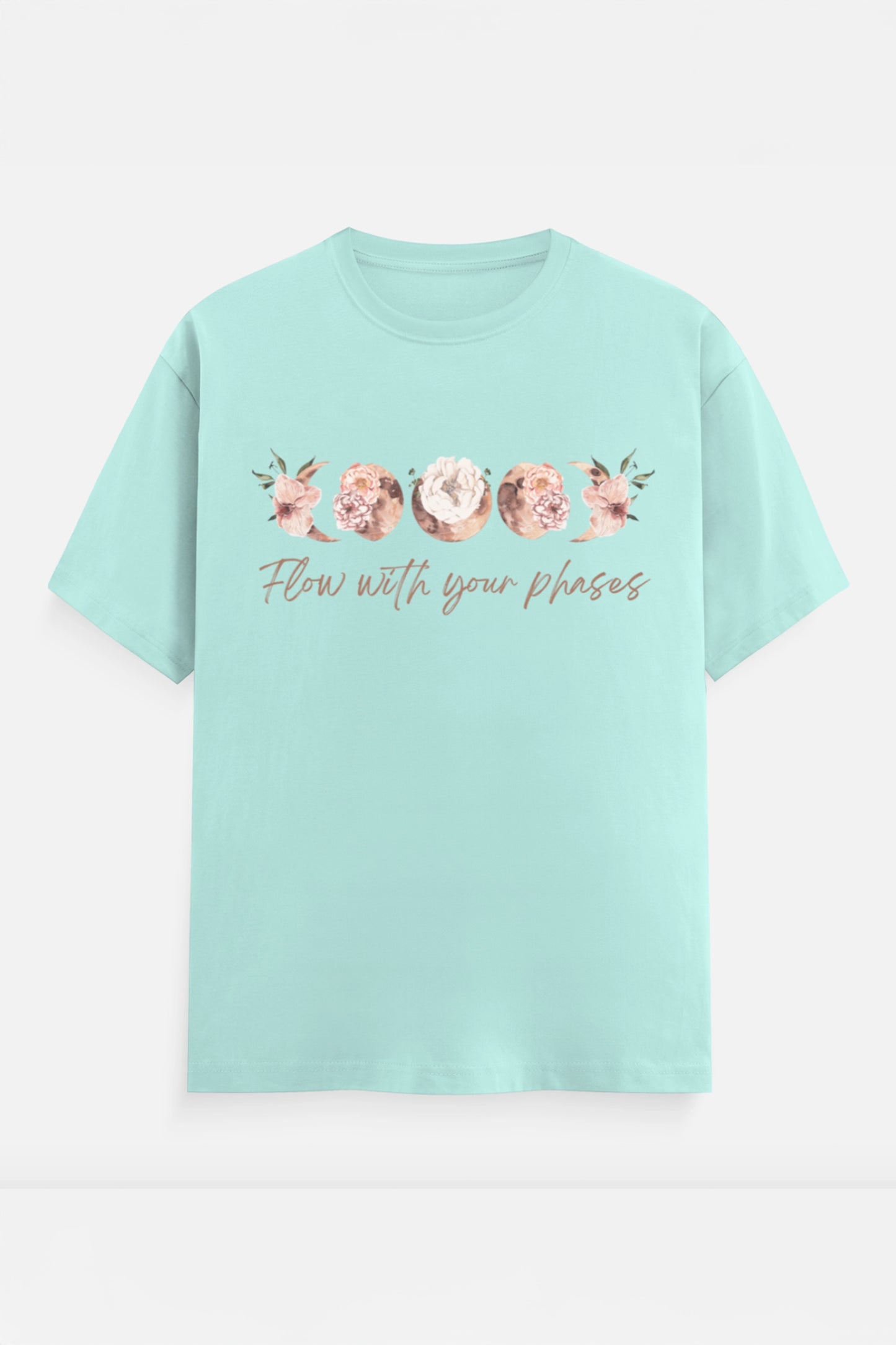 Flow with your phases T-Shirt (Peach)