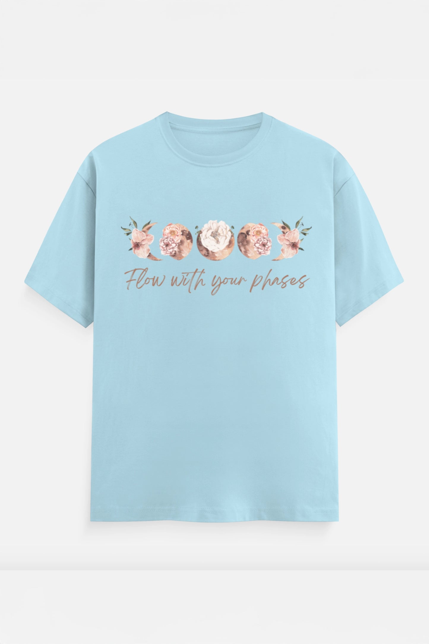 Flow with your phases T-Shirt (Peach)