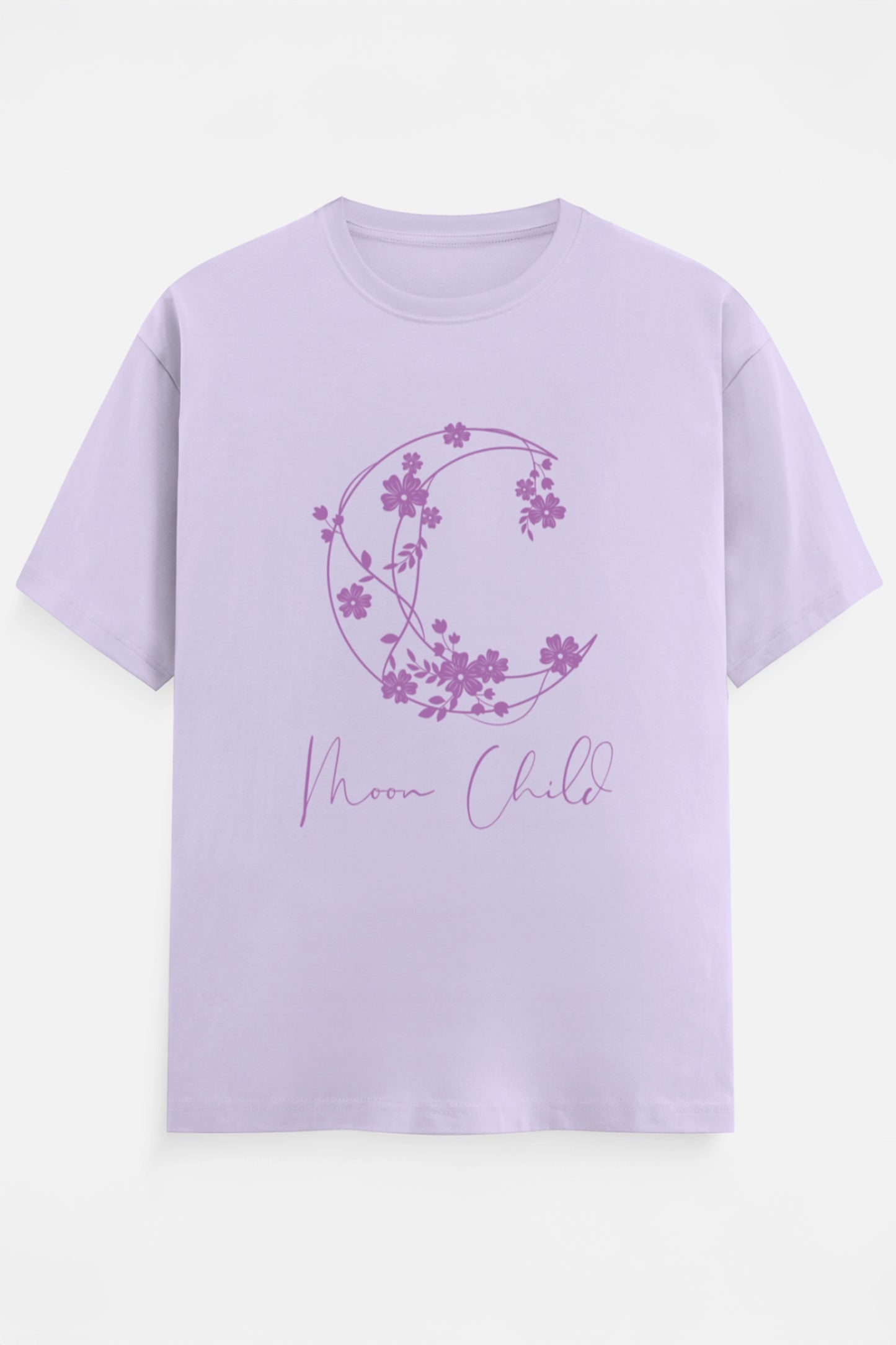 Moon Child Purple Design T-Shirts