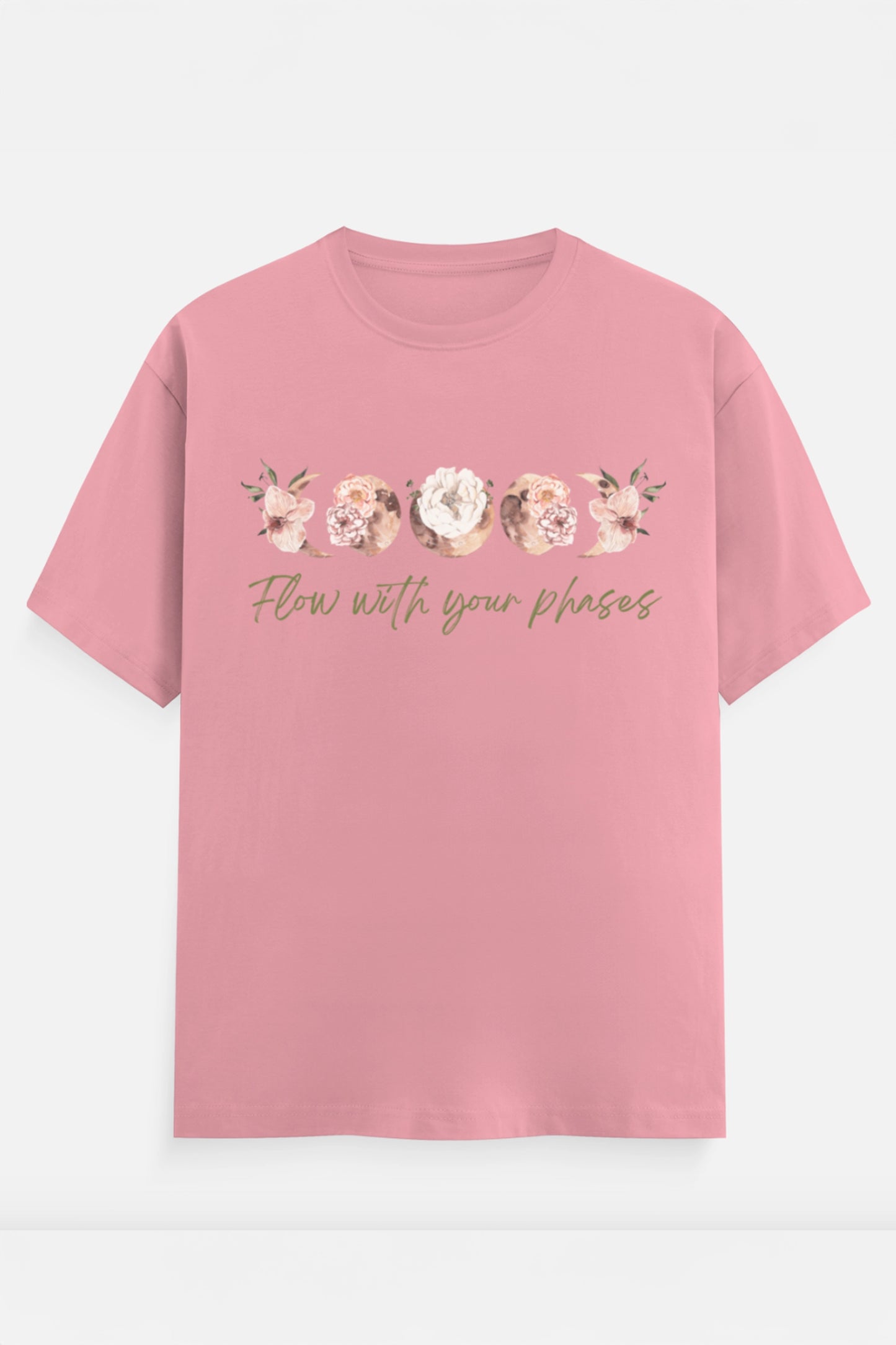 Flow with your phases T-Shirt (Green)