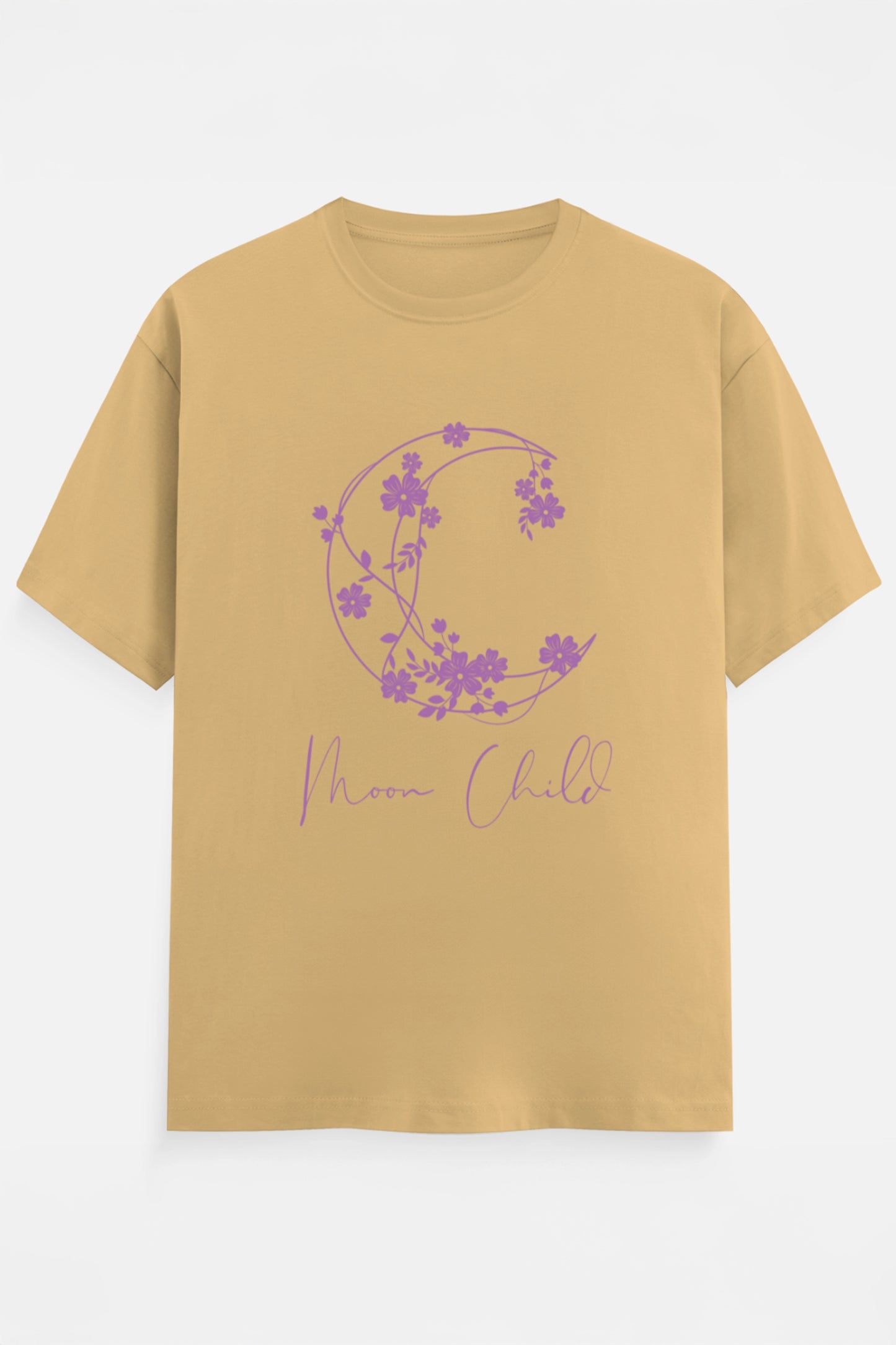 Moon Child Purple Design T-Shirts