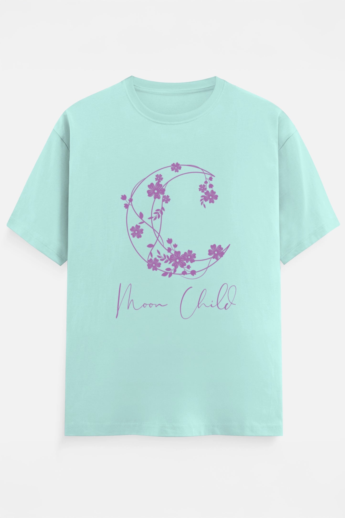 Moon Child Purple Design T-Shirts