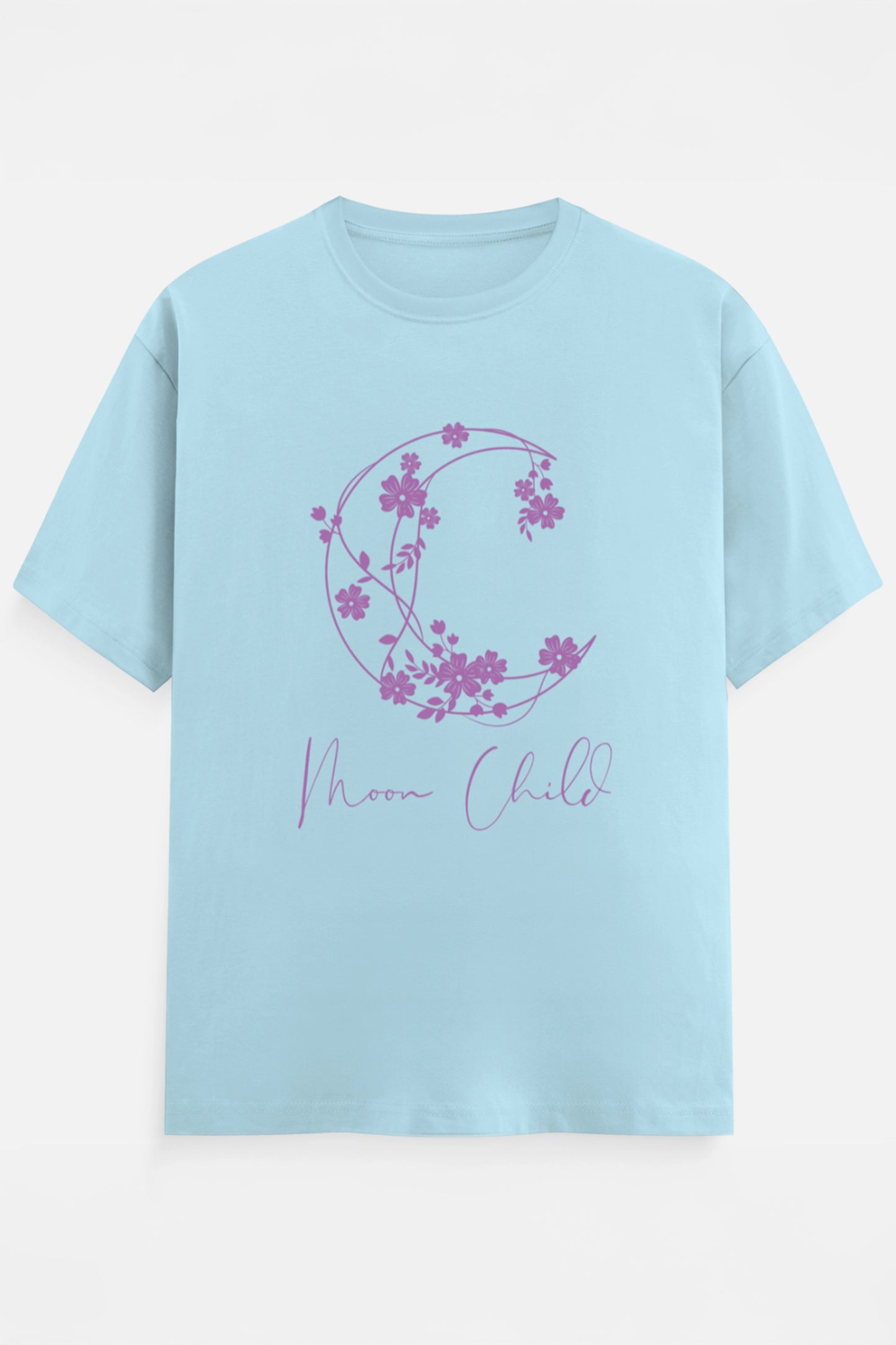 Moon Child Purple Design T-Shirts