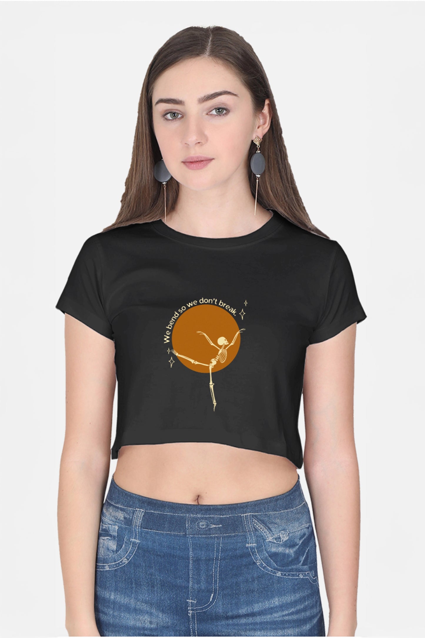 We Bend So we don't break Crop Top