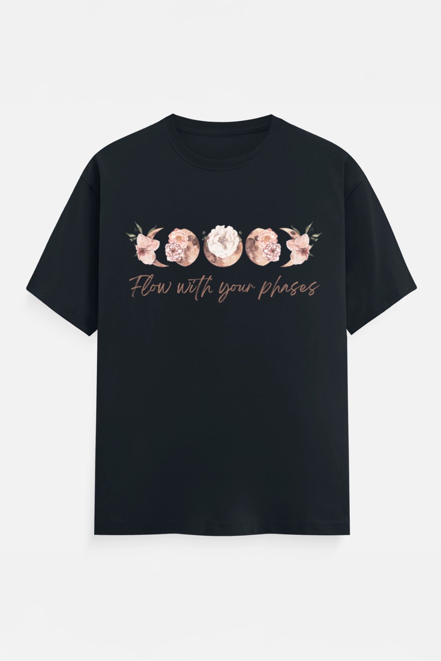 Flow with your phases T-Shirt (Peach)