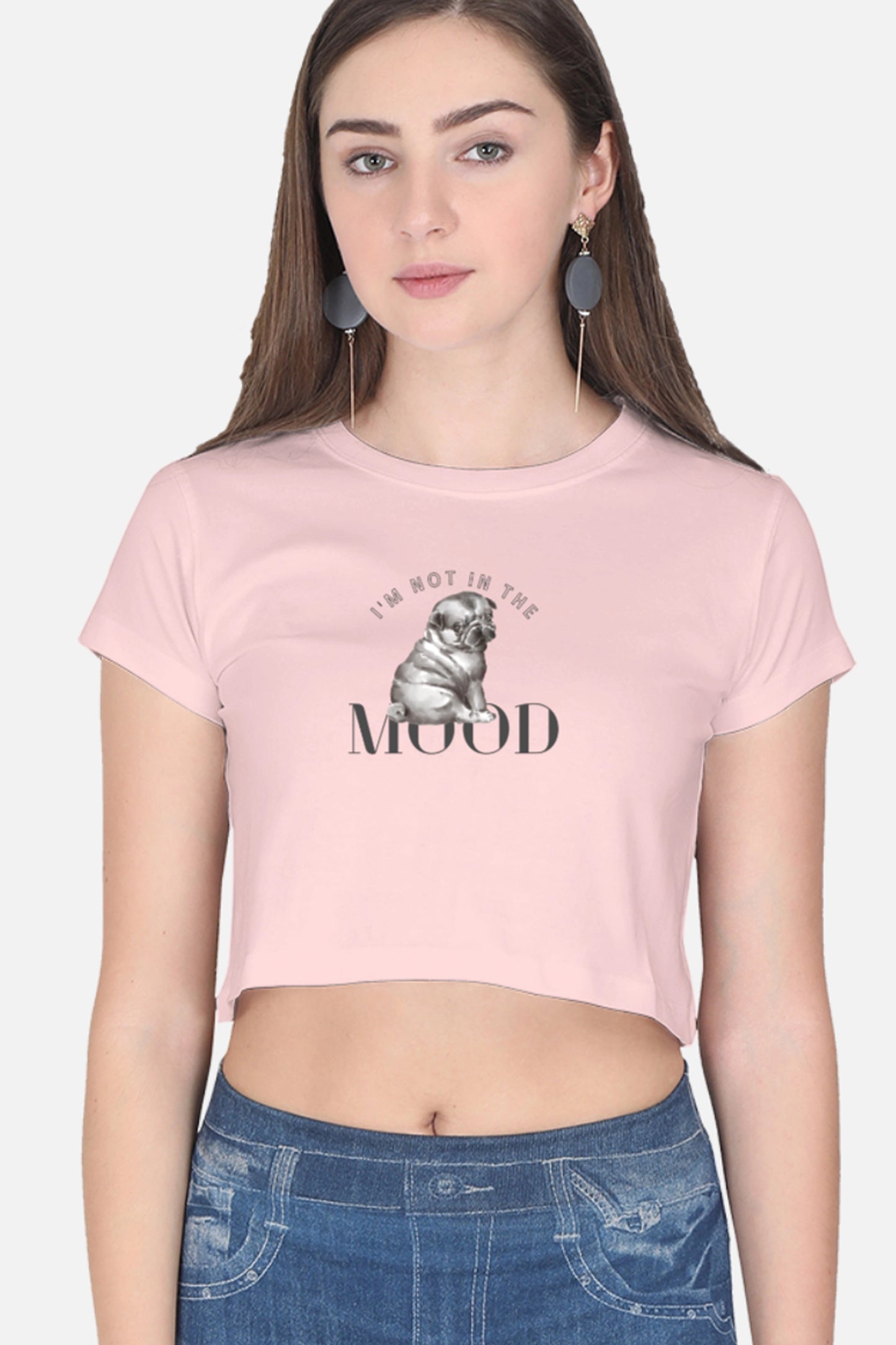 I'm Not In The Mood Crop Top