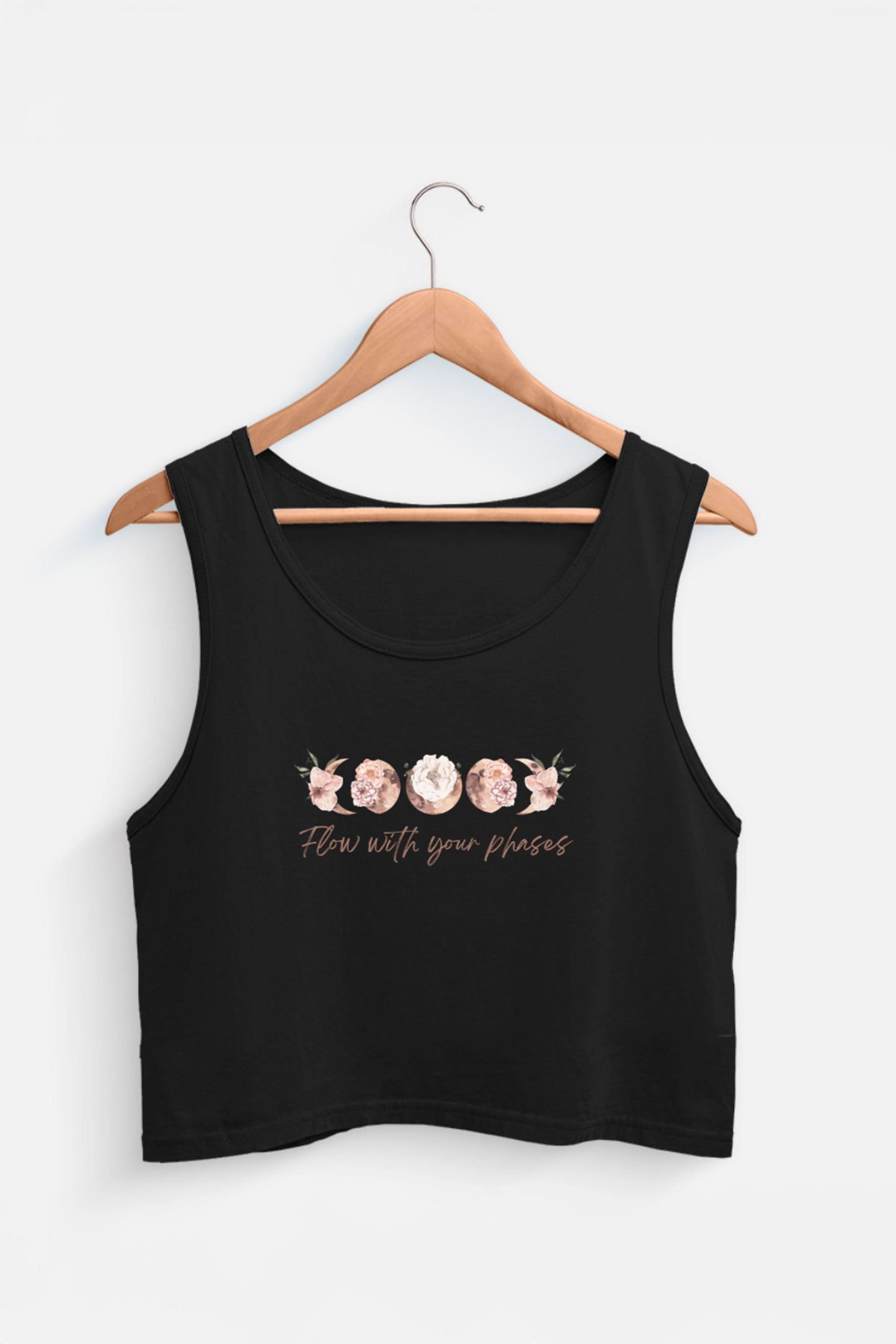 Flow with your phases Tank Top (Peach)