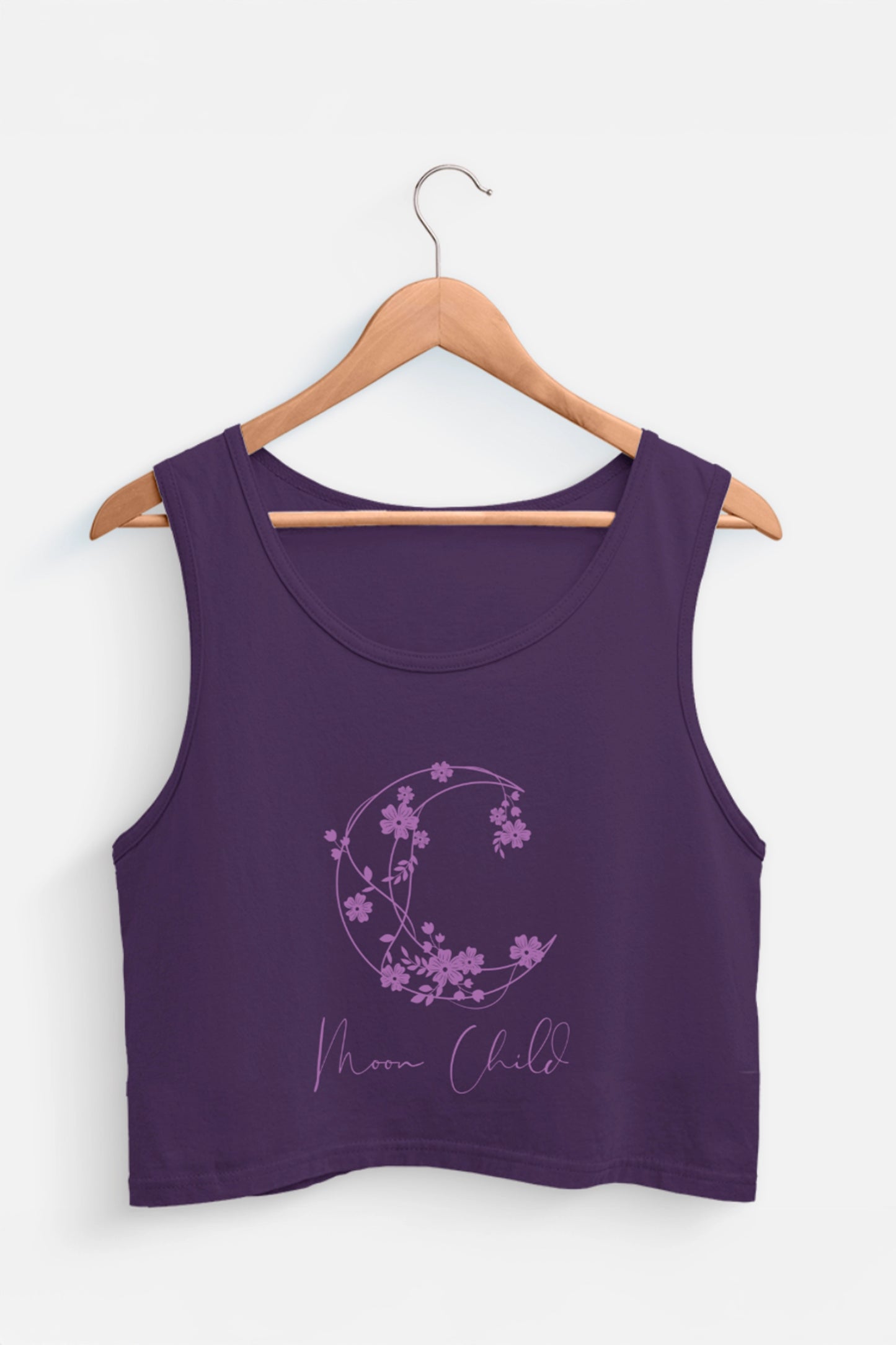 Moon Child Purple Design Tank Top