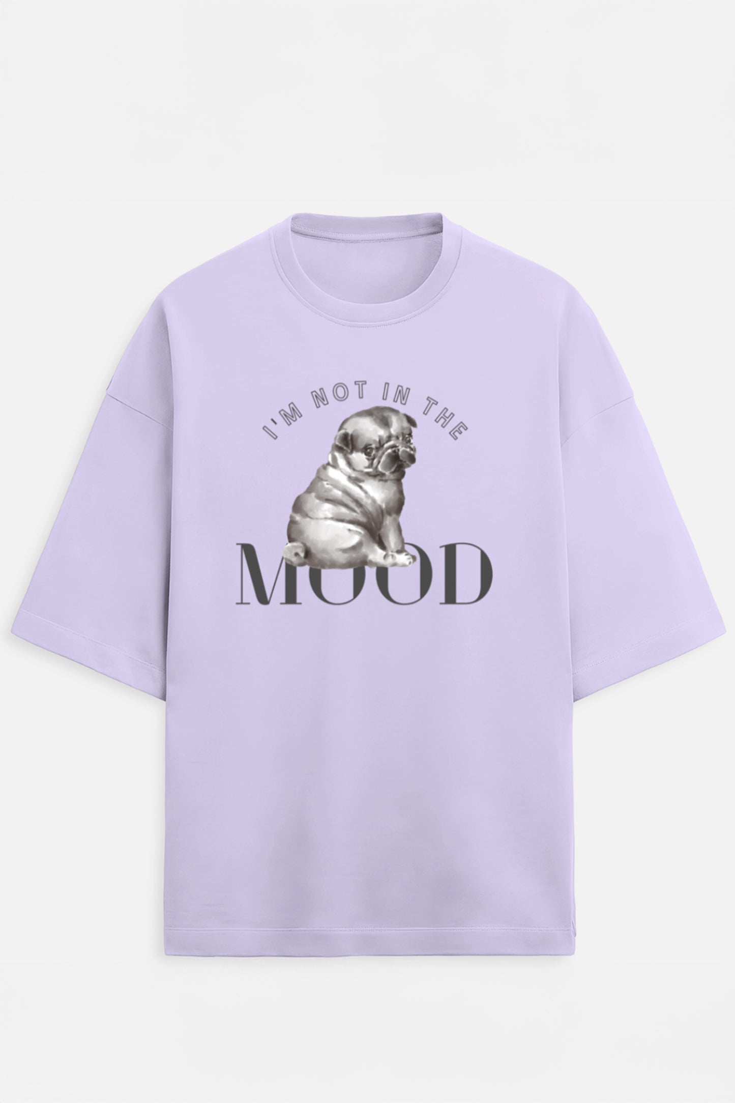 I'm Not In The Mood Terry Oversized Tee
