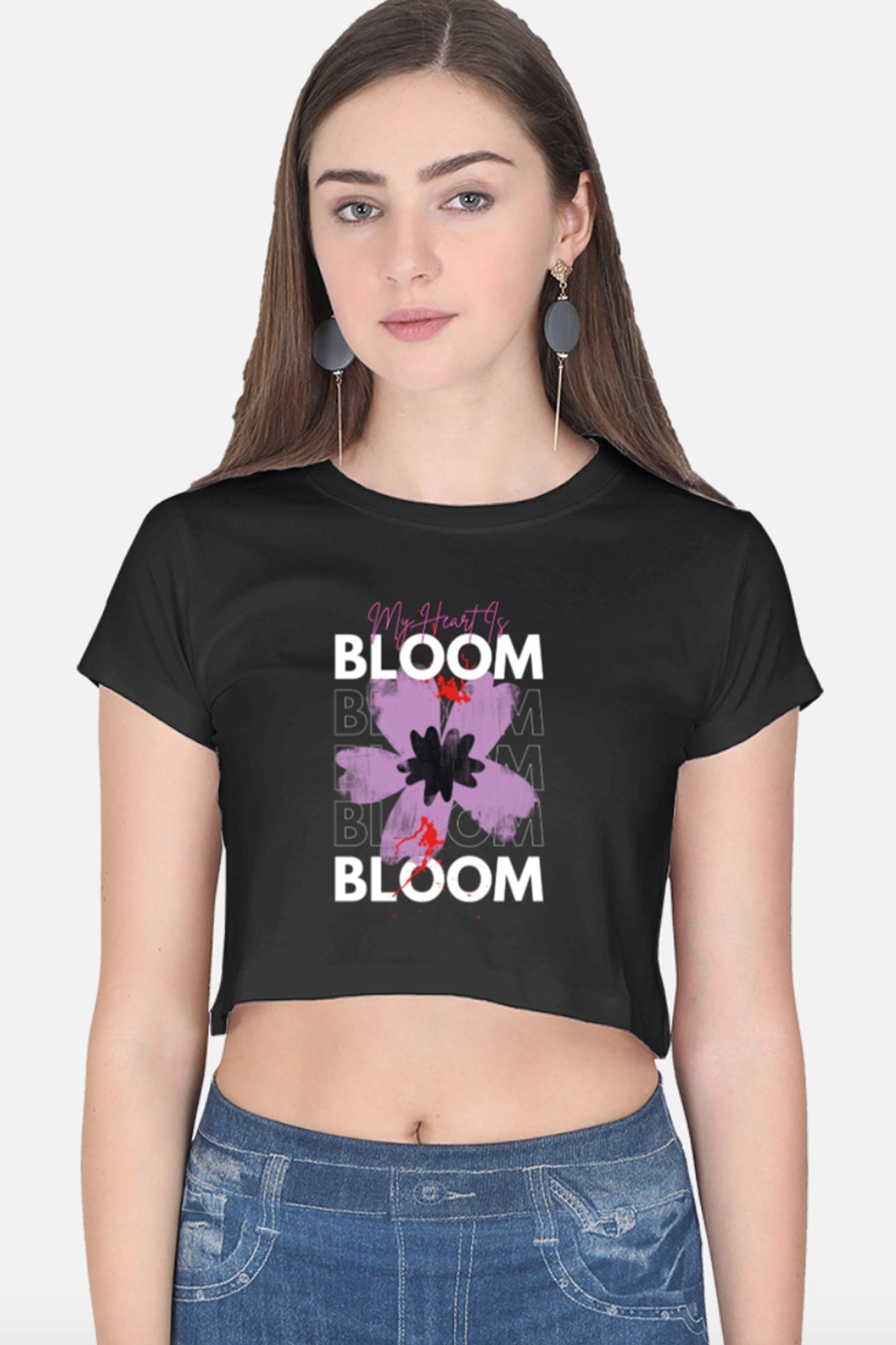 My Heart Is Bloom Crop Top