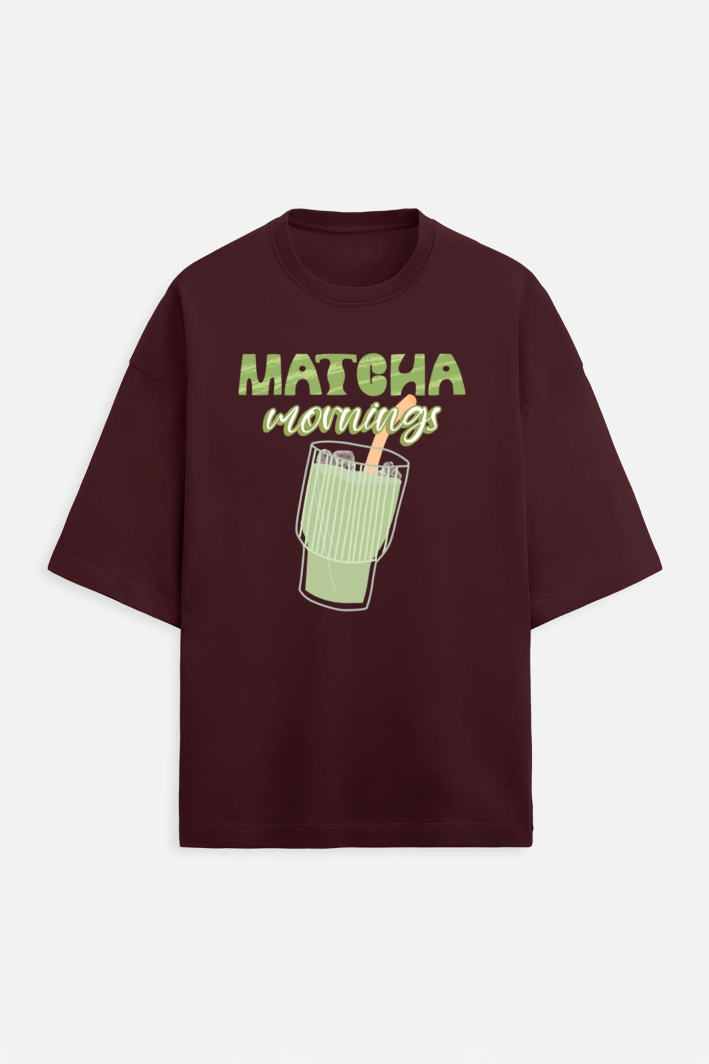Matcha Mornings Terry Oversized Tee