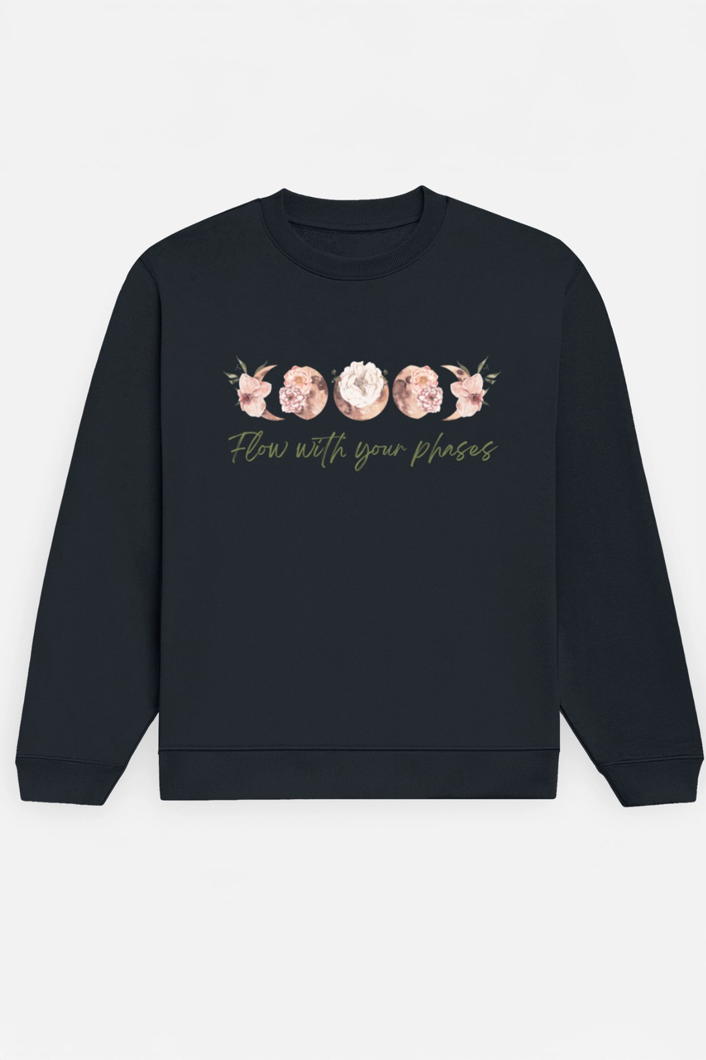 Flow with your phases Sweatshirt (Green)