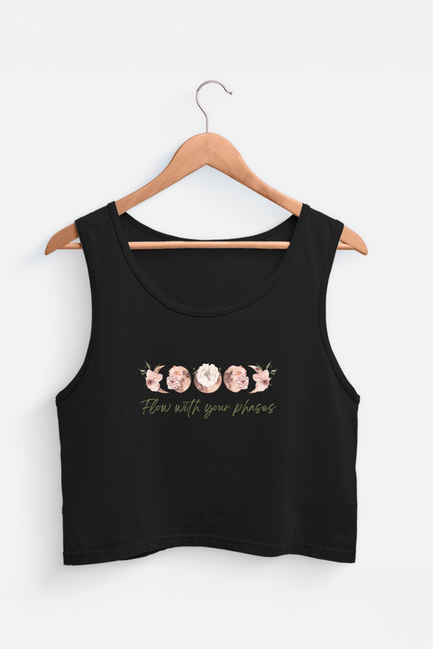 Flow With Your Phases Tank Top (Green)