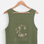 Moon Child Beige Design Tank Top