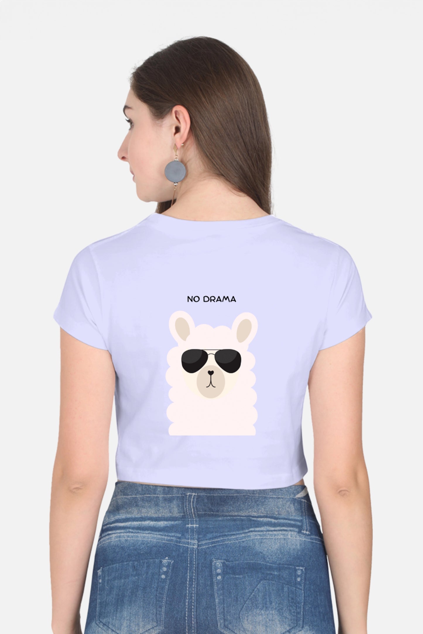 No Drama Llama Crop Top