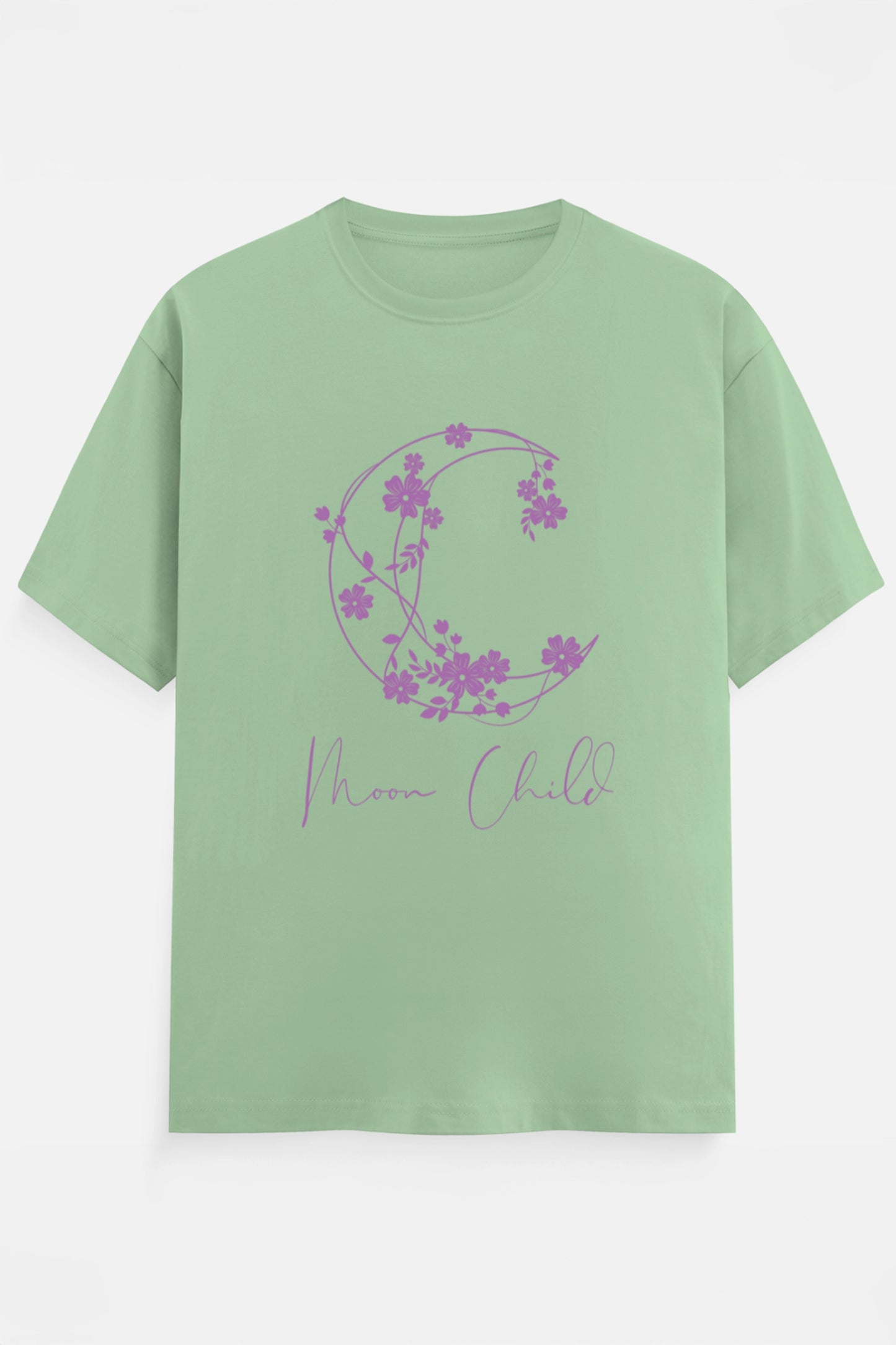Moon Child Purple Design T-Shirts
