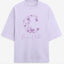 Moon Child Purple Design Terry Oversized Tee