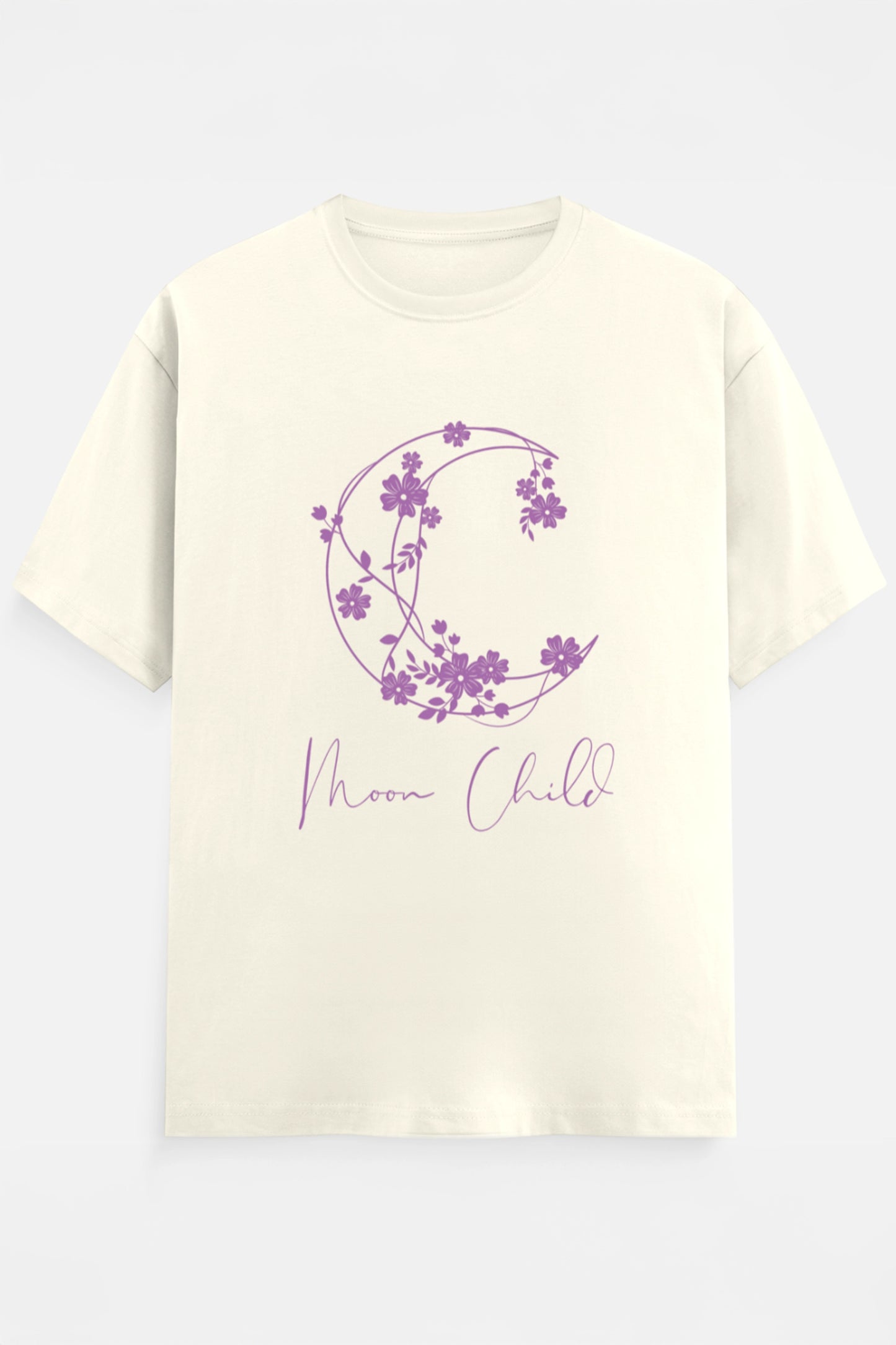 Moon Child Purple Design T-Shirts